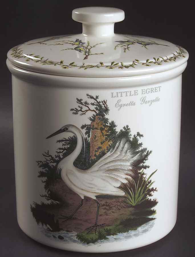 Birds of Britain Cookie Jar & Lid by Portmeirion-1