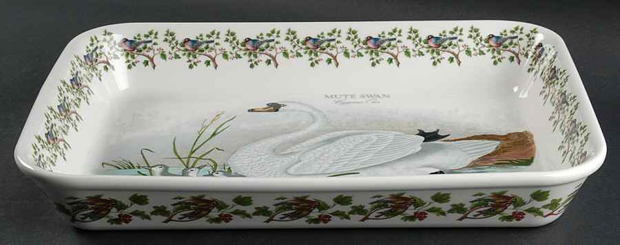 Birds of Britain 14" Lasagna by Portmeirion-1