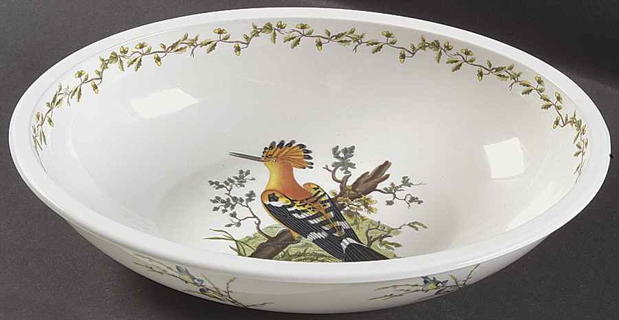 Birds of Britain 12" Sovereign Deep Oval Bowl by Portmeirion-1