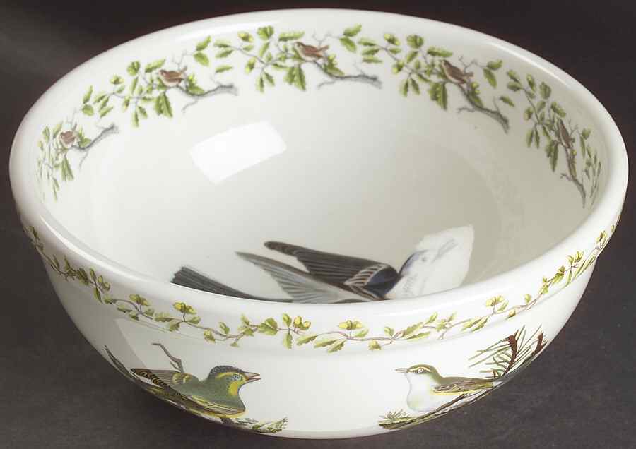 Birds of Britain 9" Salad Serving Bowl by Portmeirion-1