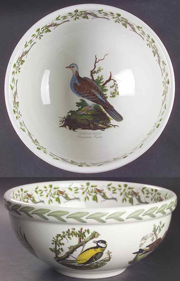 Birds of Britain 7" Salad Serving Bowl by Portmeirion-1