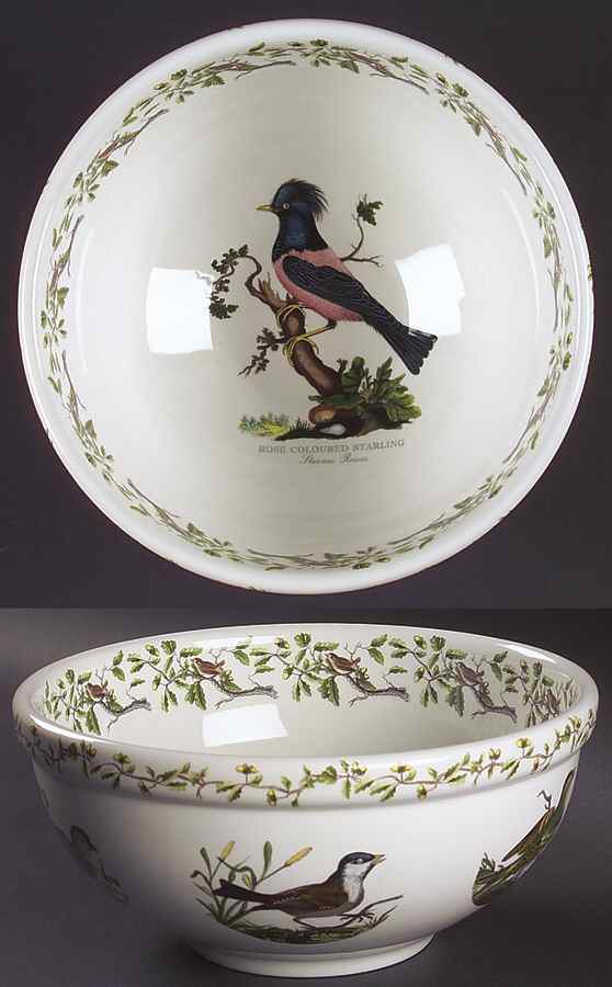 Birds of Britain 9" Salad Serving Bowl by Portmeirion-1