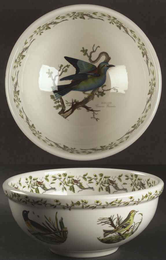 Birds of Britain 9" Salad Serving Bowl by Portmeirion-1