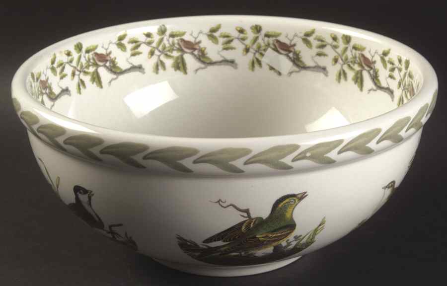Birds of Britain 9" Salad Serving Bowl by Portmeirion-1