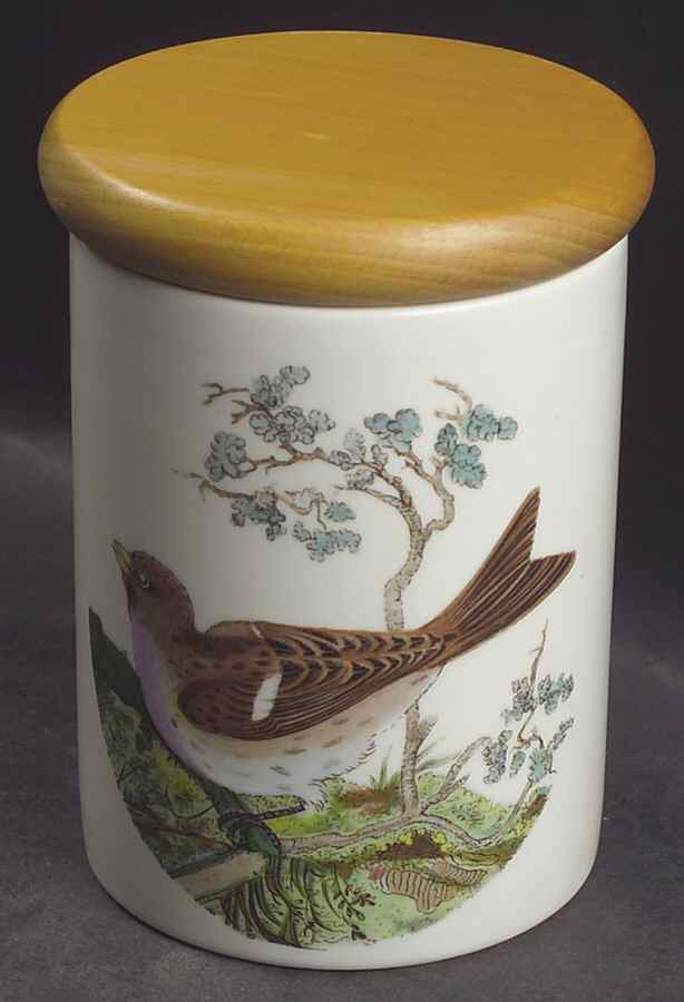 Birds of Britain 4" Storage Jar & Lid by Portmeirion-1
