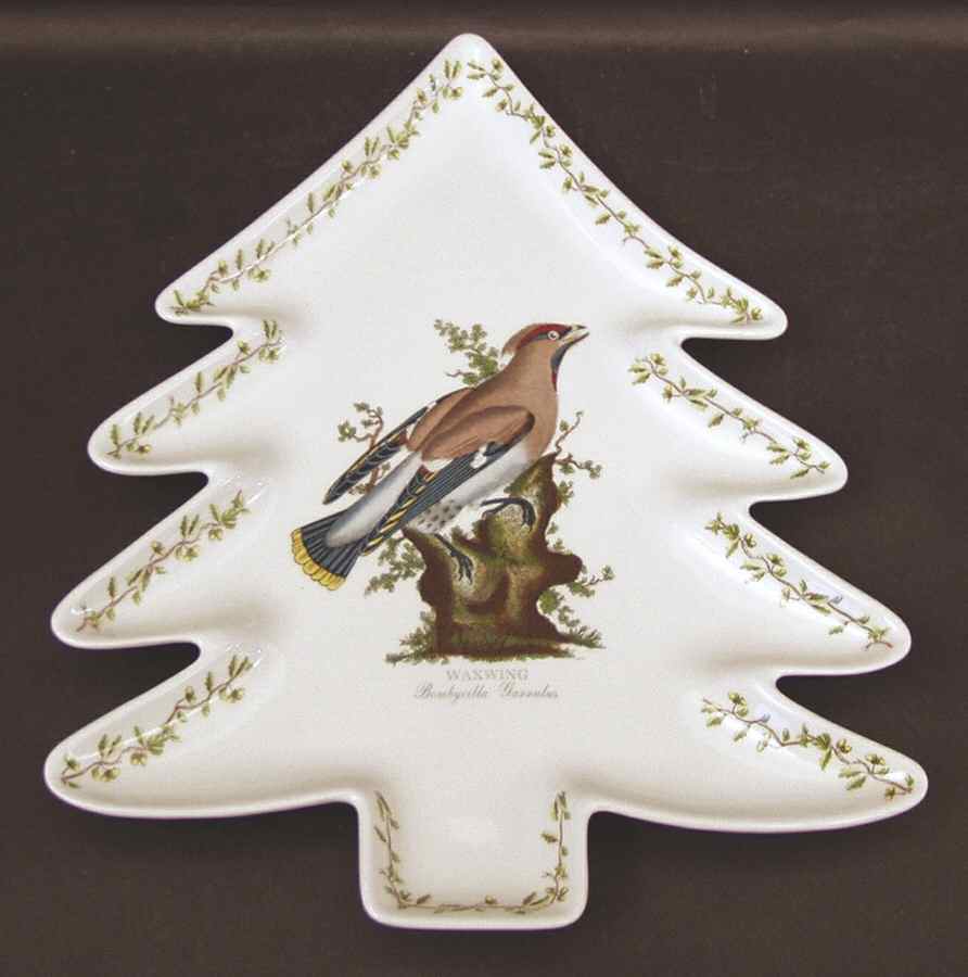Birds of Britain Large Tree Shaped Dish by Portmeirion-1