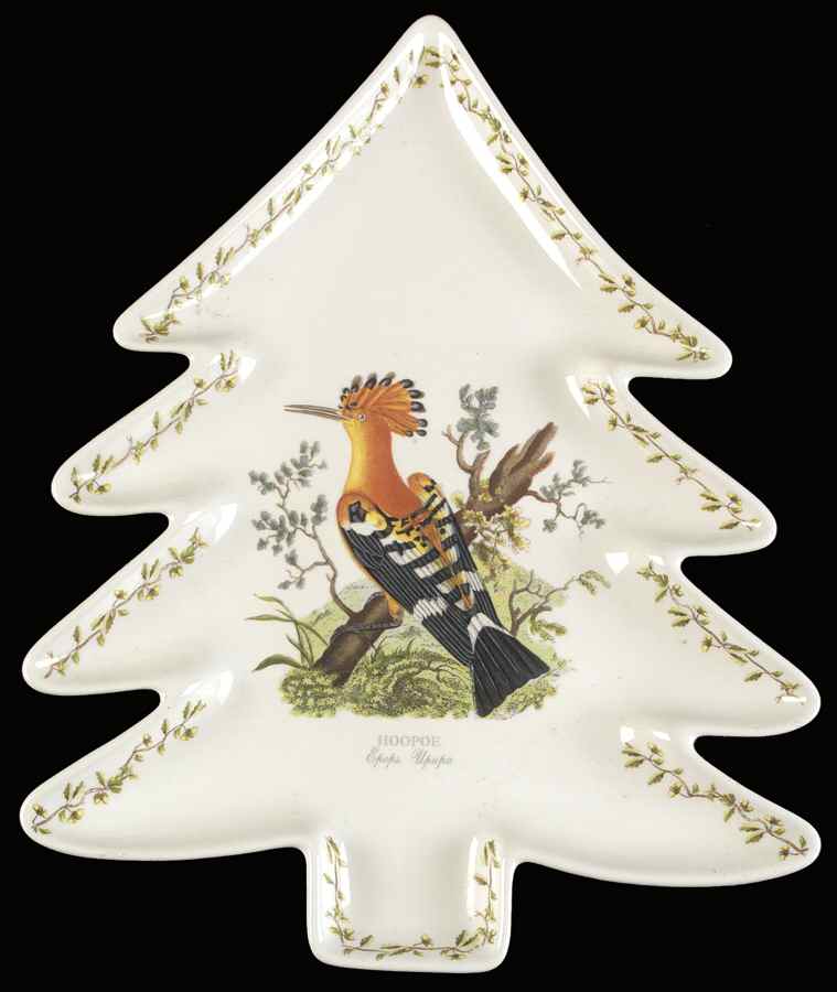 Birds of Britain Large Tree Shaped Dish by Portmeirion-1