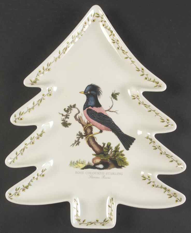 Birds of Britain Large Tree Shaped Dish by Portmeirion-1
