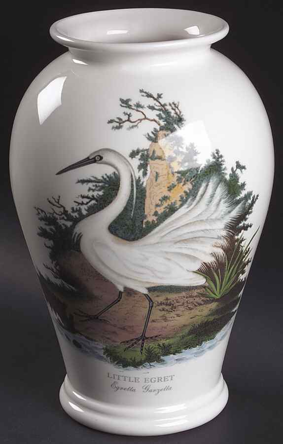 Birds of Britain 10' Canton Vase by Portmeirion-1