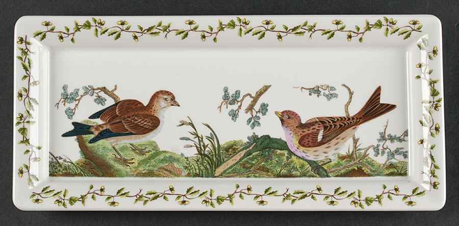 Birds of Britain 11" Sandwich Tray by Portmeirion-1