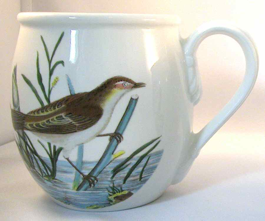 Birds of Britain Delft Mug (Barrel Shape) by Portmeirion-1