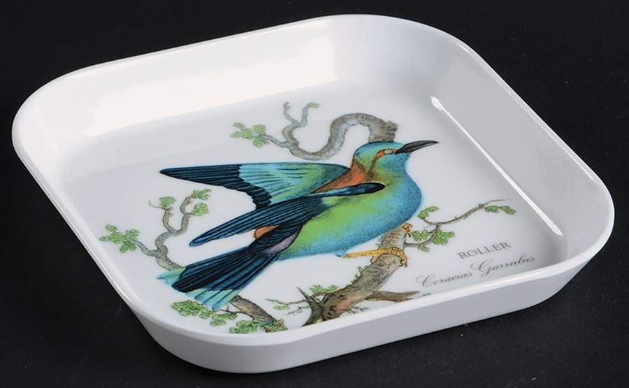 Birds of Britain 5" Square Melamine Tray by Portmeirion-1
