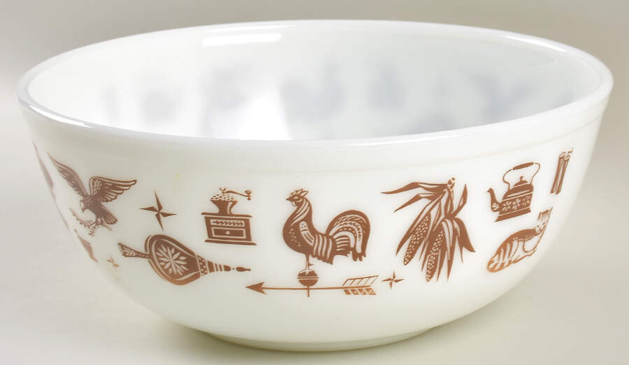 Early American 10" Mixing Bowl by Pyrex-1