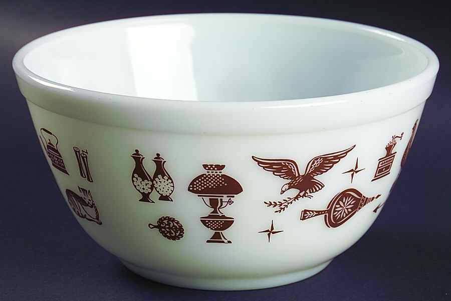 Early American 7" Mixing Bowl by Pyrex-1