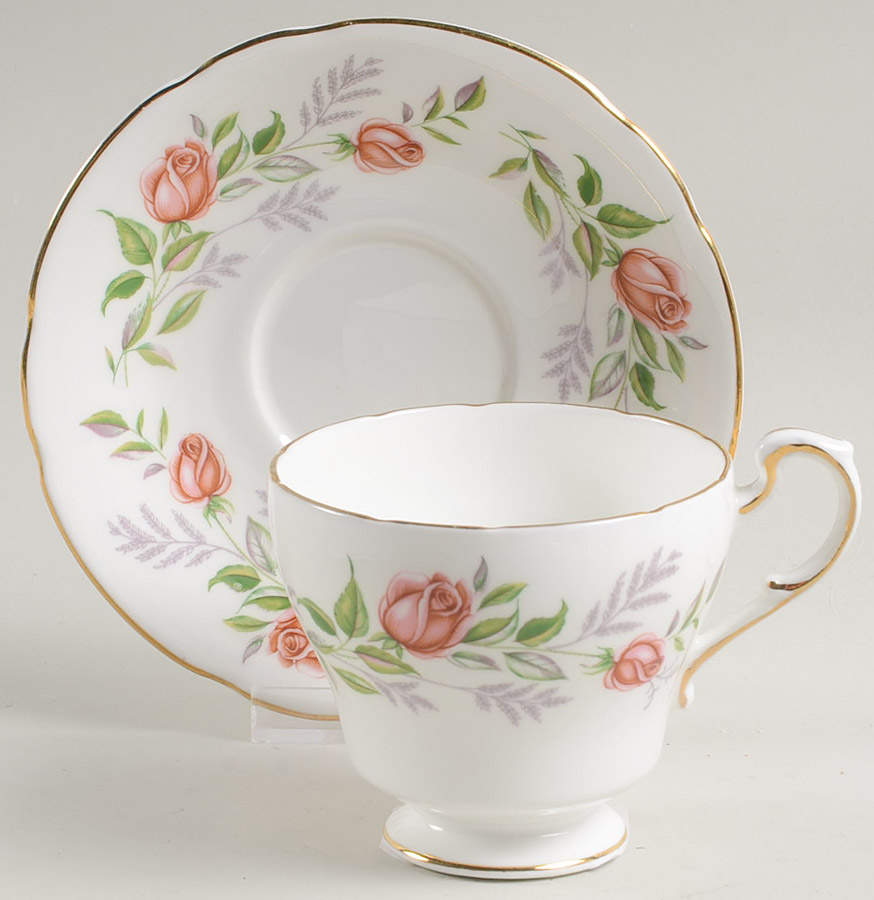 Fragrance Footed Cup & Saucer Set by Paragon-1