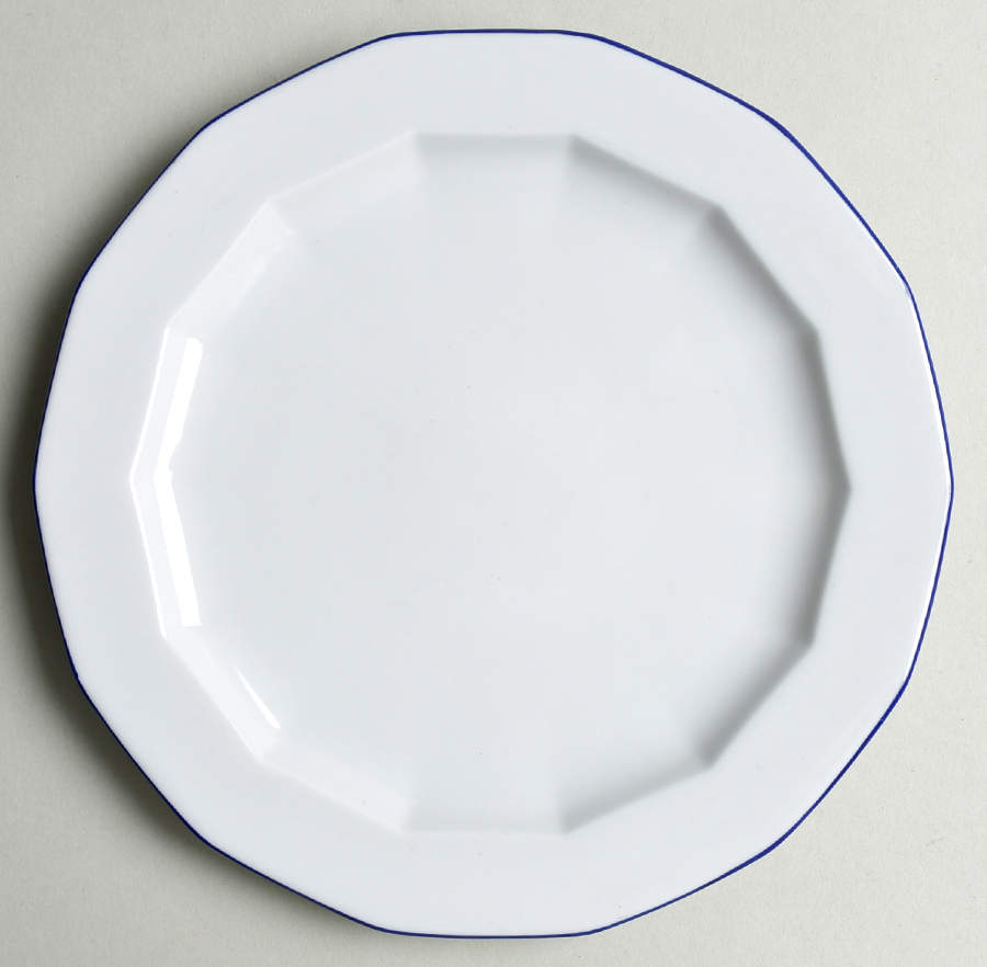 Octavia Blue Salad Plate by Porsgrund-1