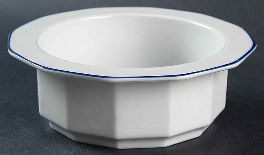 Octavia Blue Rim Cereal Bowl by Porsgrund-1