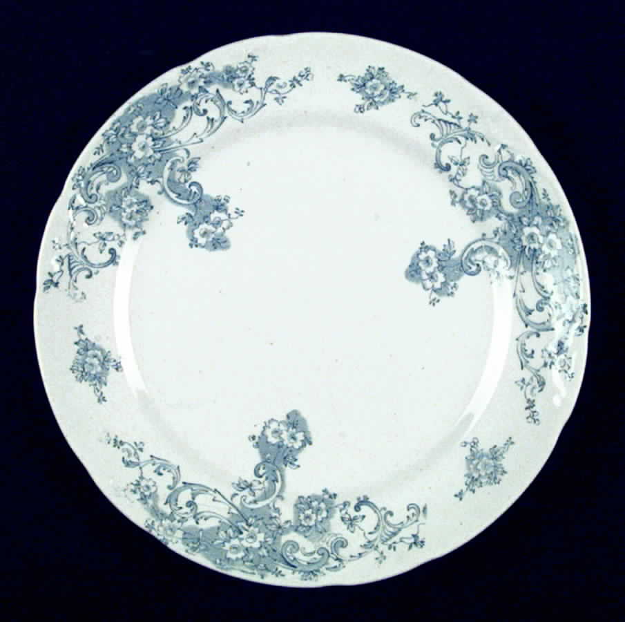 Bella (Blue, No Trim) Salad Plate by Pitcairns-1