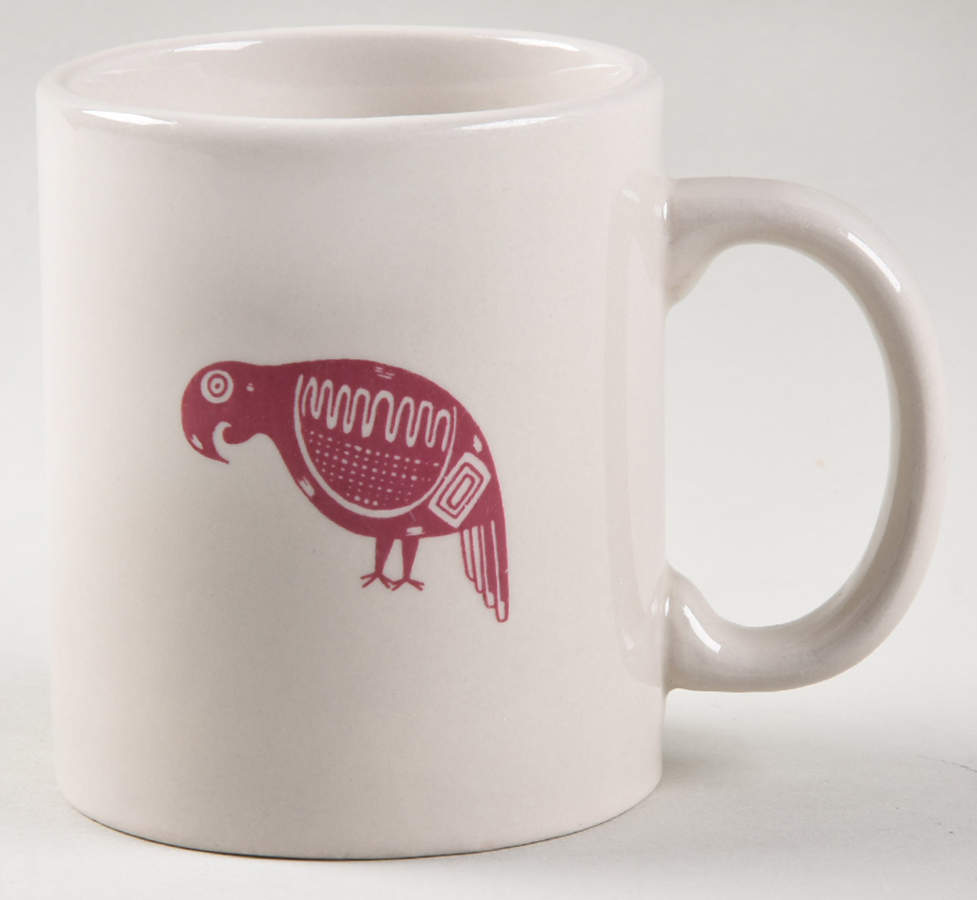 Ancient Mimbreno Indian-Burgundy (Replica) Mug by Pipestone-1