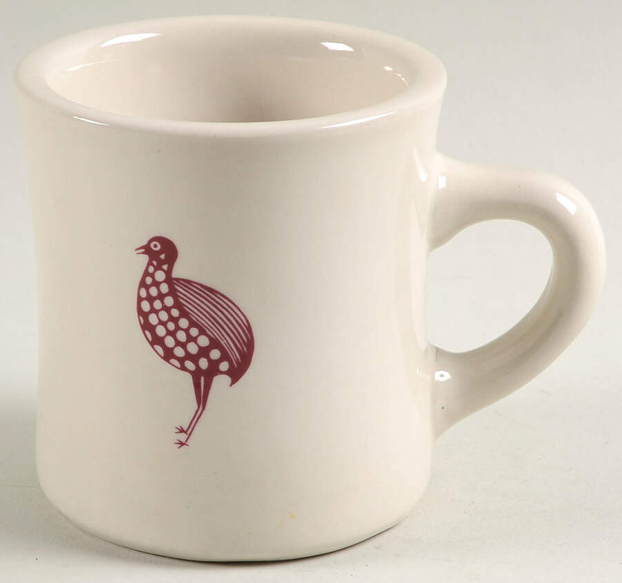 Ancient Mimbreno Indian-Burgundy (Replica) Cafe Mug by Pipestone-1