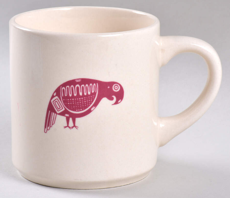 Ancient Mimbreno Indian-Burgundy (Replica) Mug by Pipestone-1