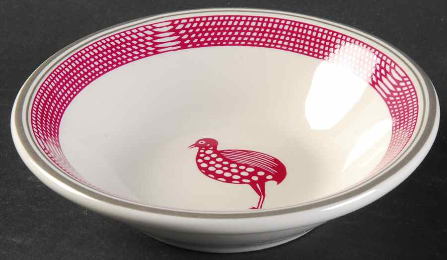 Ancient Mimbreno Indian-Burgundy (Replica) Fruit/Dessert (Sauce) Bowl by Pipestone-1