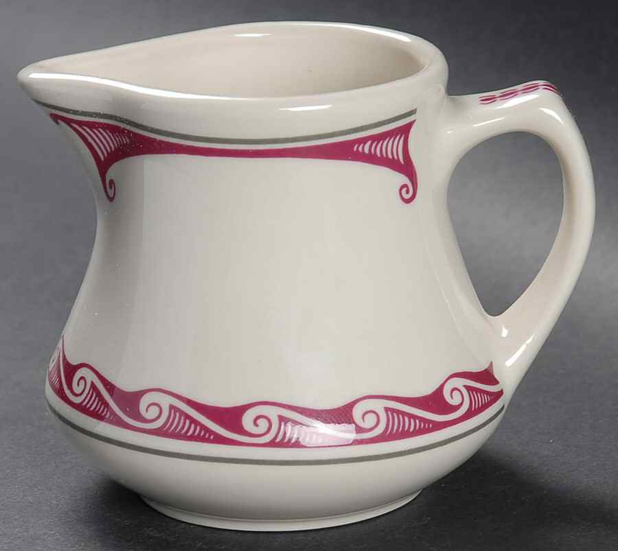 Ancient Mimbreno Indian-Burgundy (Replica) Creamer by Pipestone-1
