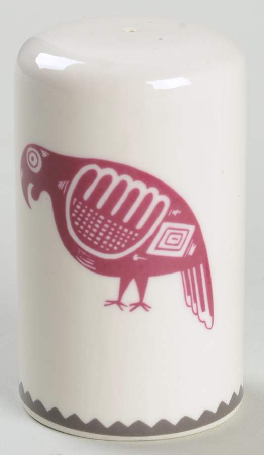 Ancient Mimbreno Indian-Burgundy (Replica) Salt Shaker by Pipestone-1