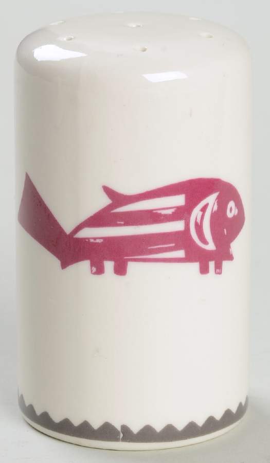 Ancient Mimbreno Indian-Burgundy (Replica) Pepper Shaker by Pipestone-1