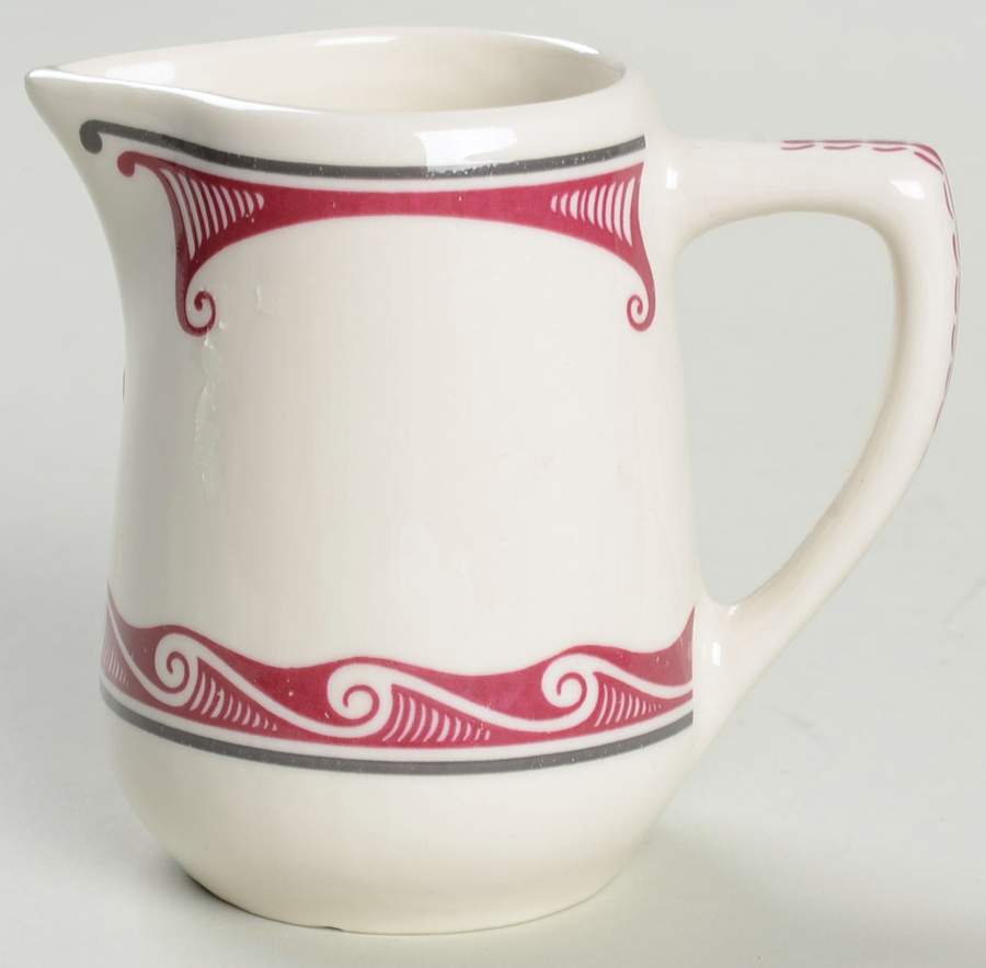 Ancient Mimbreno Indian-Burgundy (Replica) Mini Creamer by Pipestone-1