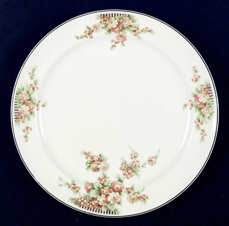 Golden Acacia Dinner Plate by Paden City-1