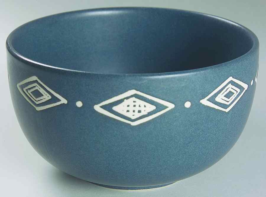 Bongo (Blue) Coupe Cereal Bowl by Pottery Barn China-1