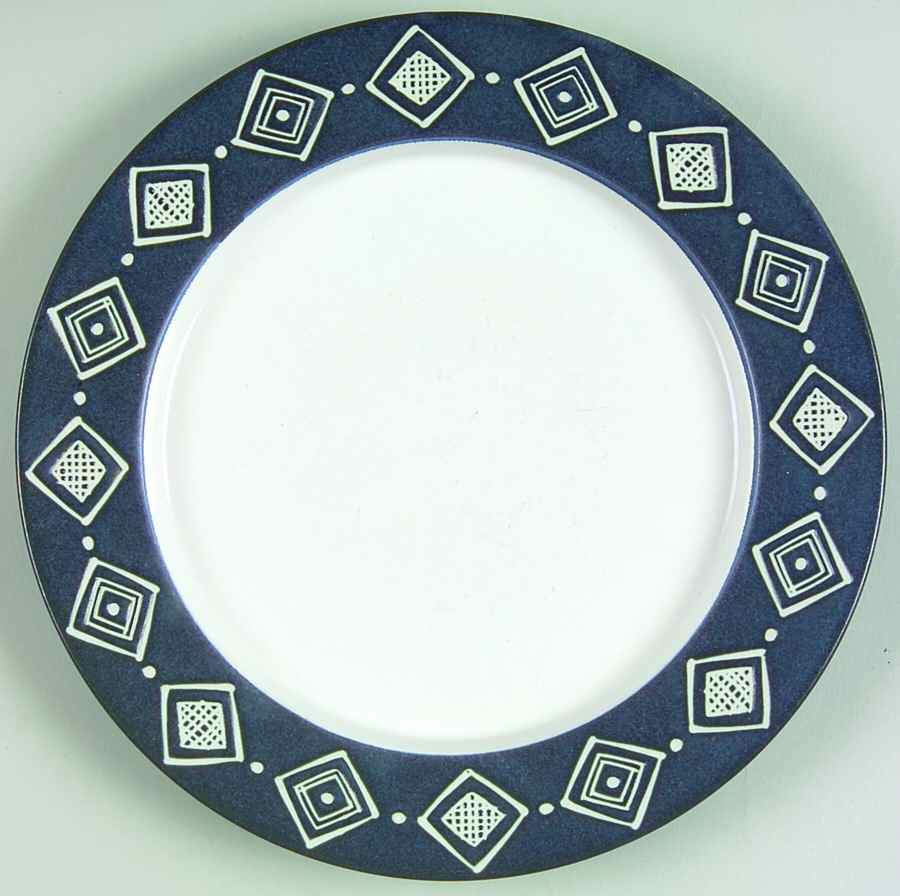 Bongo (Blue) Salad Plate by Pottery Barn China-1