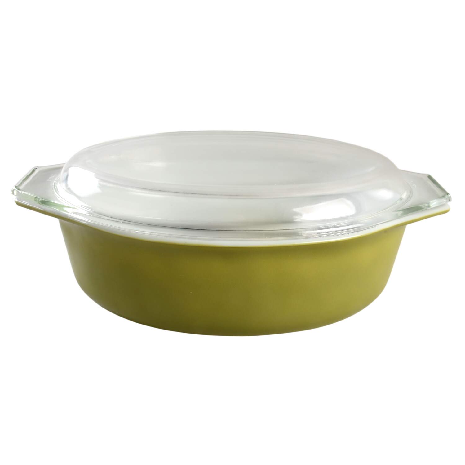 Verde (Green) 2.5 Qt Oval Covered Casserole by Pyrex-1