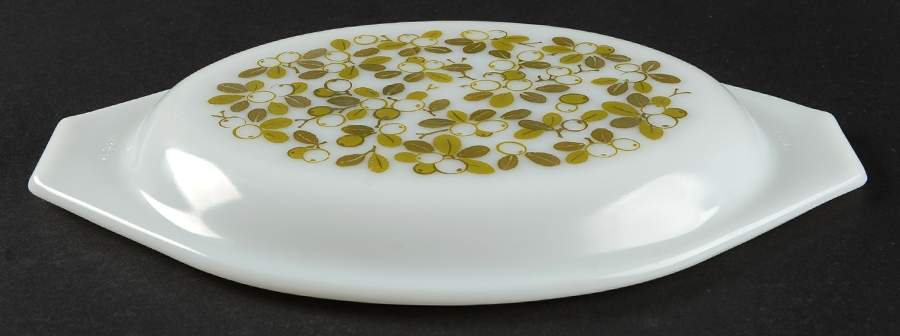 Verde (Green) Lid for 1.5 Quart Oval Covered Casserole by Pyrex-1
