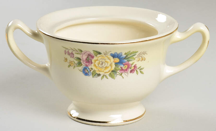 PCP10G Sugar Bowl No Lid by Paden City-1