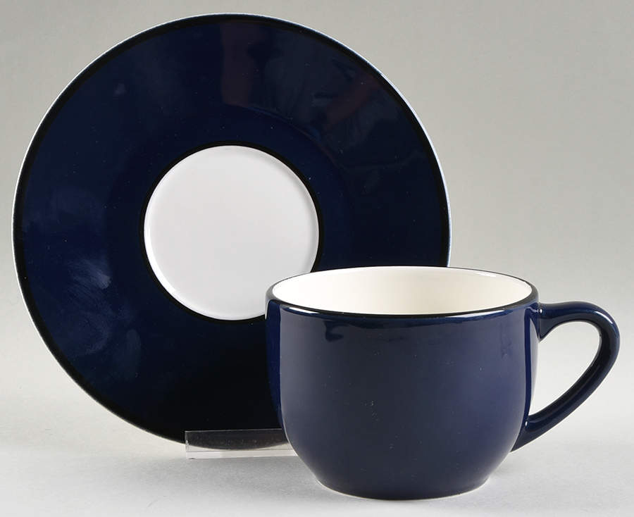 Normandy Blue Breakfast Cup & Saucer Set by Pagnossin-1