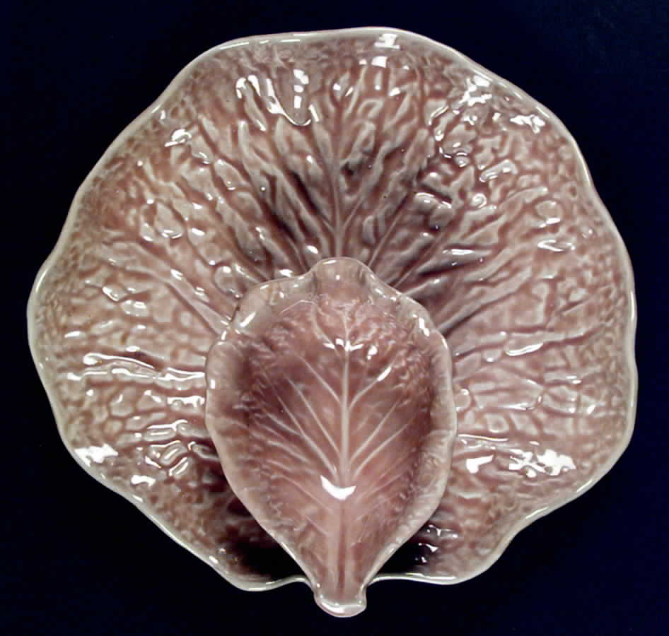 Cabbage Beige 1 Piece Chip & Dip by Secla-1