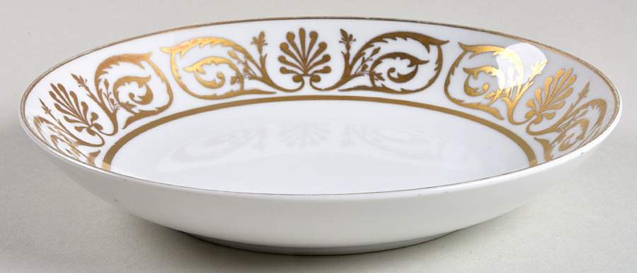 Anthemion Coupe Soup Bowl by Palazzo (Japan)-1