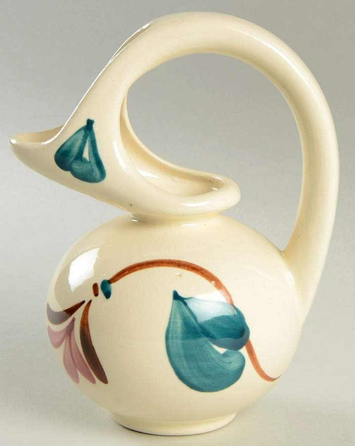 Ivy Red Blossom Honey Jug by Purinton-1