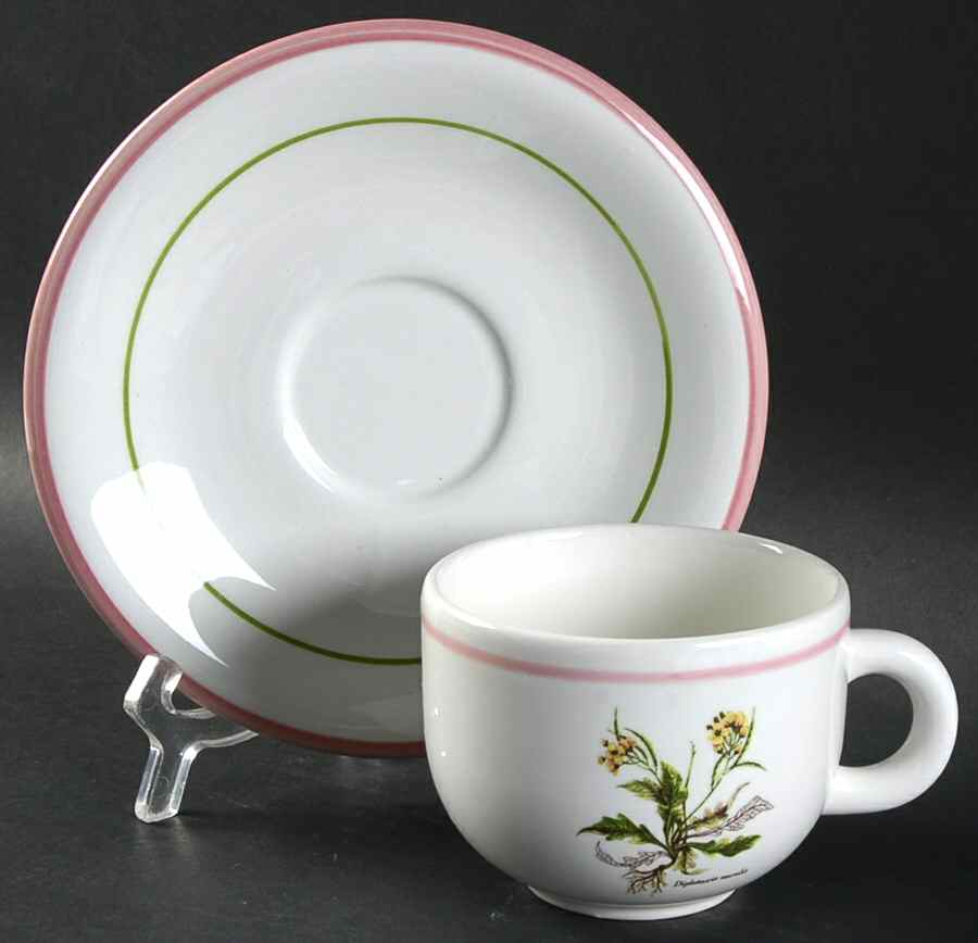 PRL8 Flat Cup & Saucer Set by Primula-1