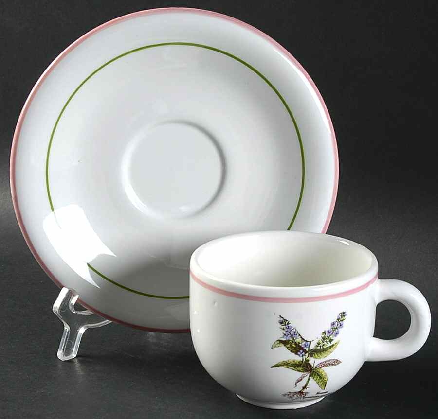 PRL8 Flat Cup & Saucer Set by Primula-1