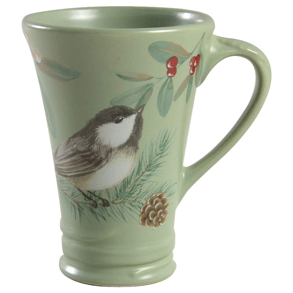 Winterwood Green Tall Mug by Pfaltzgraff-1