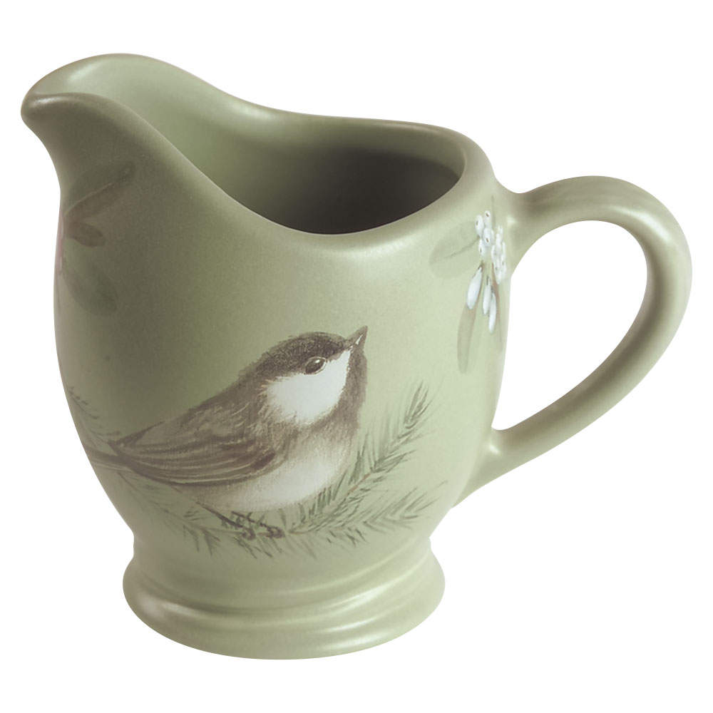 Winterwood Green Creamer by Pfaltzgraff-1