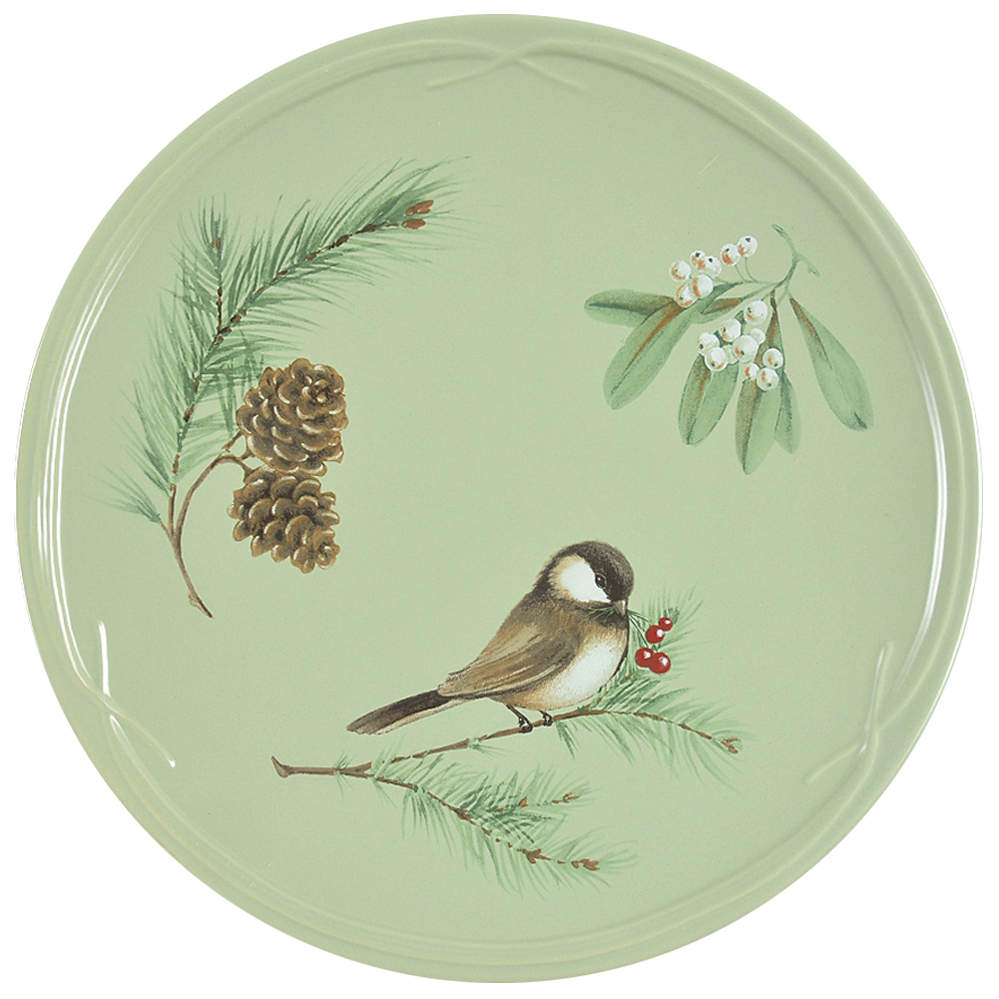 Winterwood Green Dinner Plate by Pfaltzgraff-1