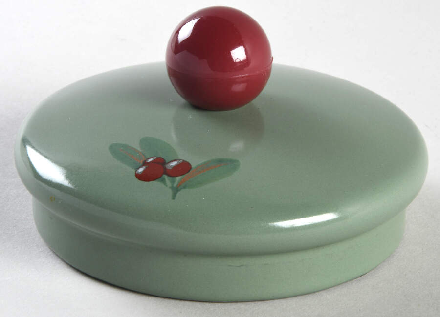 Winterwood Green Lid for Metal Kettle by Pfaltzgraff-1