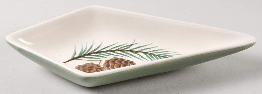 Winterwood Green Individual Section Star Shaped Dish by Pfaltzgraff-1