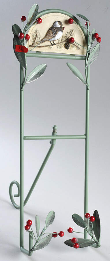 Winterwood Green 14" High Metal Stand by Pfaltzgraff-1
