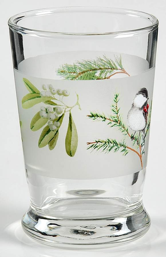 Winterwood Green 5 Oz Glassware Juice by Pfaltzgraff-1