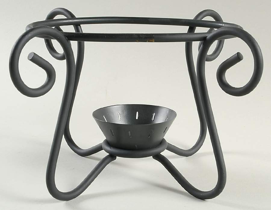 Winterwood Green Metal Stand for Gravy Server by Pfaltzgraff-1